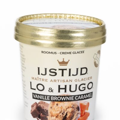 Potje roomijs Brownie Caramel