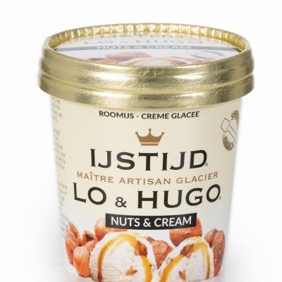 Potje roomijs nuts & cream
